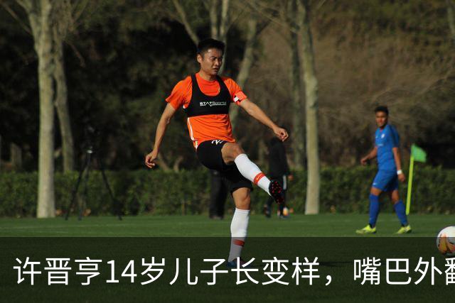 许晋亨14岁儿子长变样，嘴巴外翻又高又壮，比妈妈李嘉欣还要高